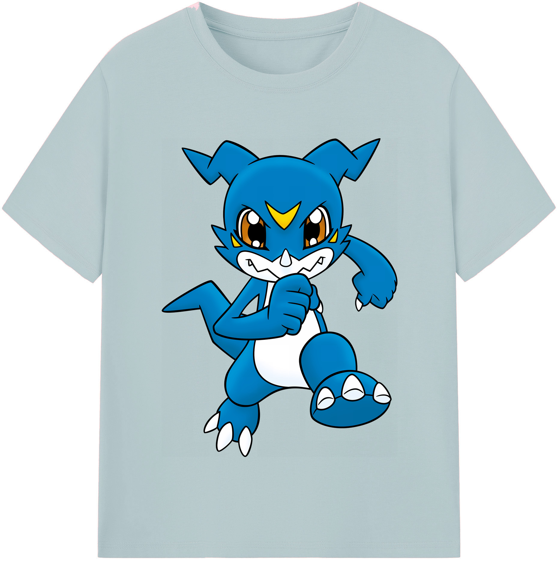 （画像用） Digimon デジタルモンスター/デジモン 綿100％半袖Tシャツ（フロントプリント）
